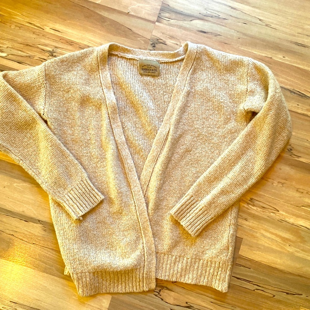 Heather beige Cardigan Sweater